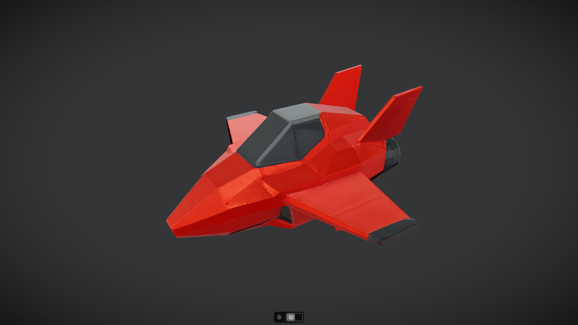 Spacecraft Jet aircraft plane 3dmodel 2 3D model_17