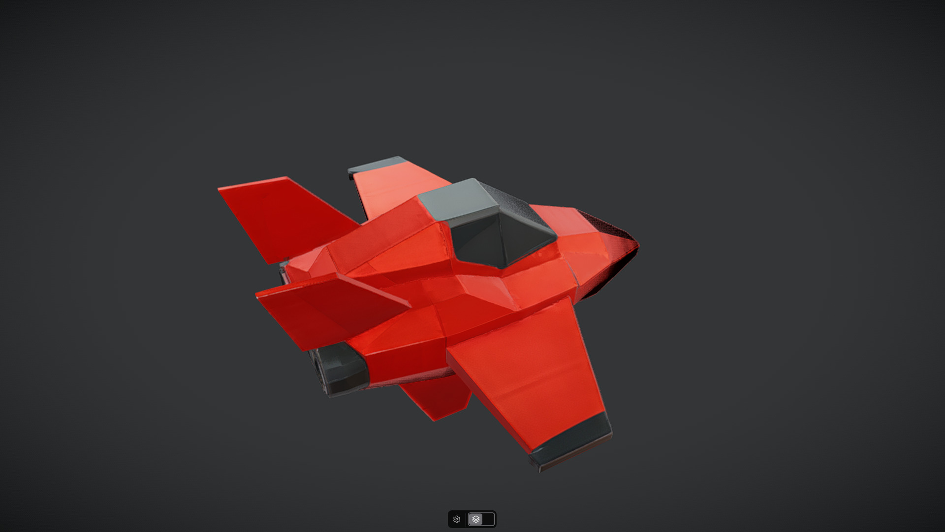 Spacecraft Jet aircraft plane 3dmodel 2 3D model_12