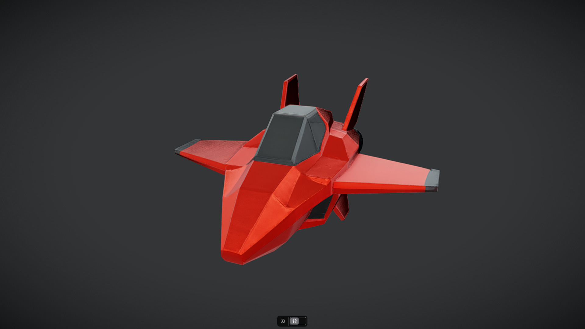 Spacecraft Jet aircraft plane 3dmodel 2 3D model_7
