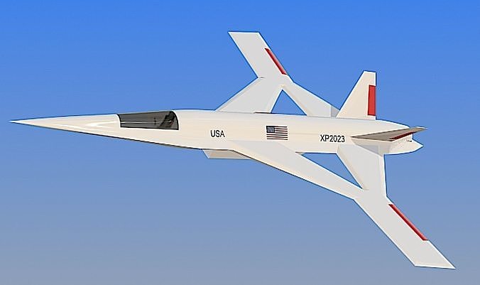 Lockheed Martin X-59 Quesst 3D model