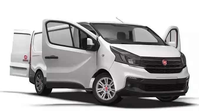 Fiat Talento Van L2H1 HQInterior 2021 UKspec 3D model