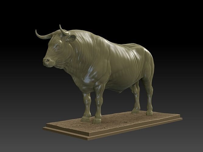 BULL 3D MODEL 3D print model