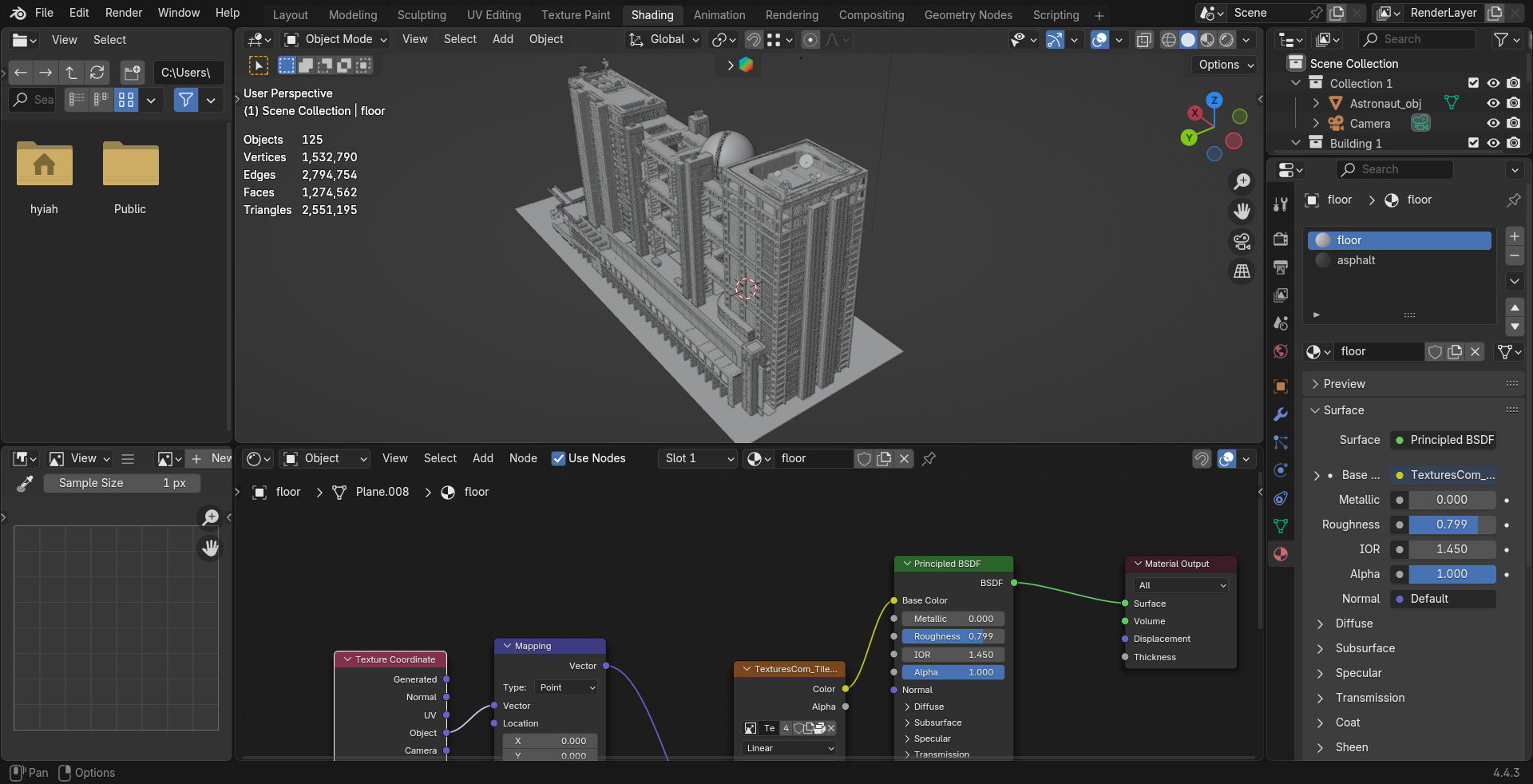 Fuji TV Headquarters 3D model_7