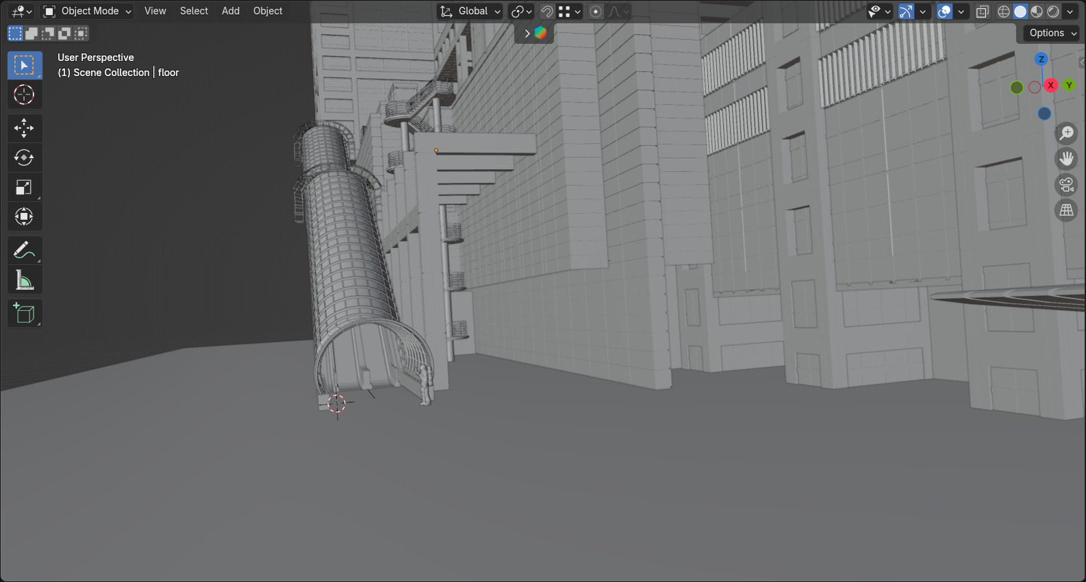 Fuji TV Headquarters 3D model_10