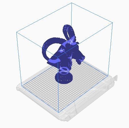 ram head bust 3D print model_9