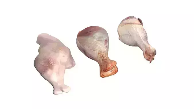 Chicken drumstick raw 3 types