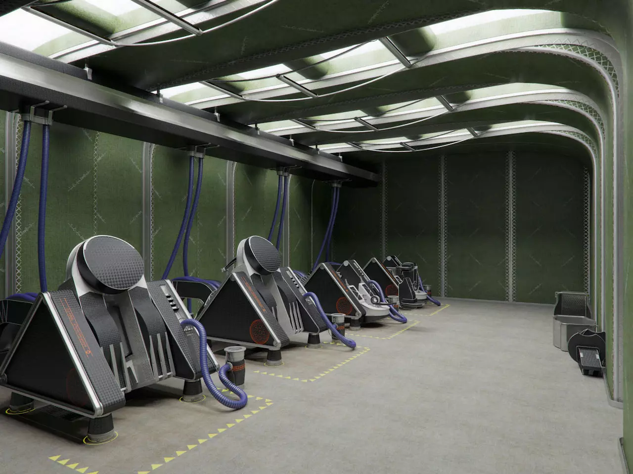 Teletactic autosustainer futuristic machine park Low-poly 3D model_0