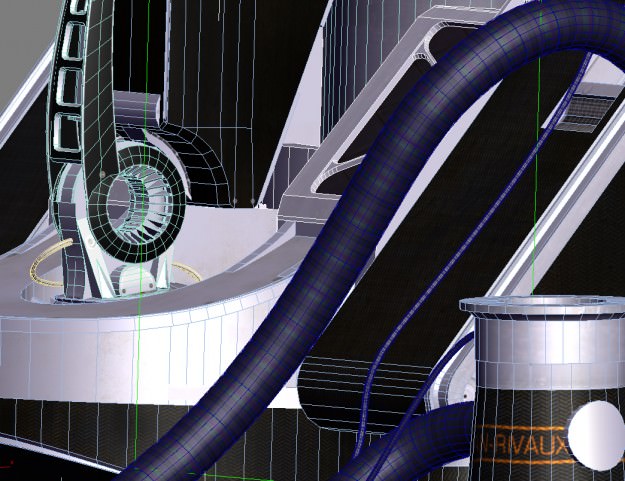 Teletactic autosustainer futuristic machine park Low-poly 3D model_8