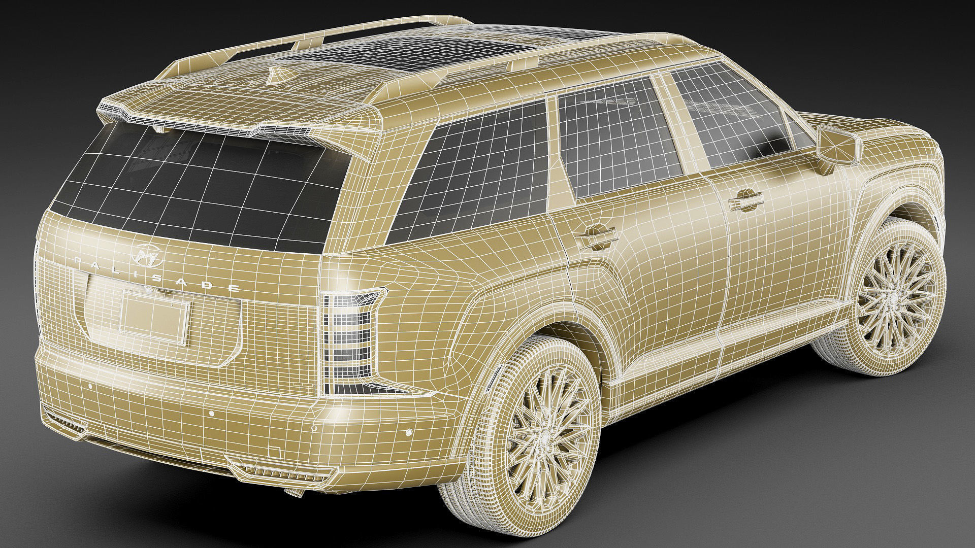 Hyundai Palisade 2026 3D model_36