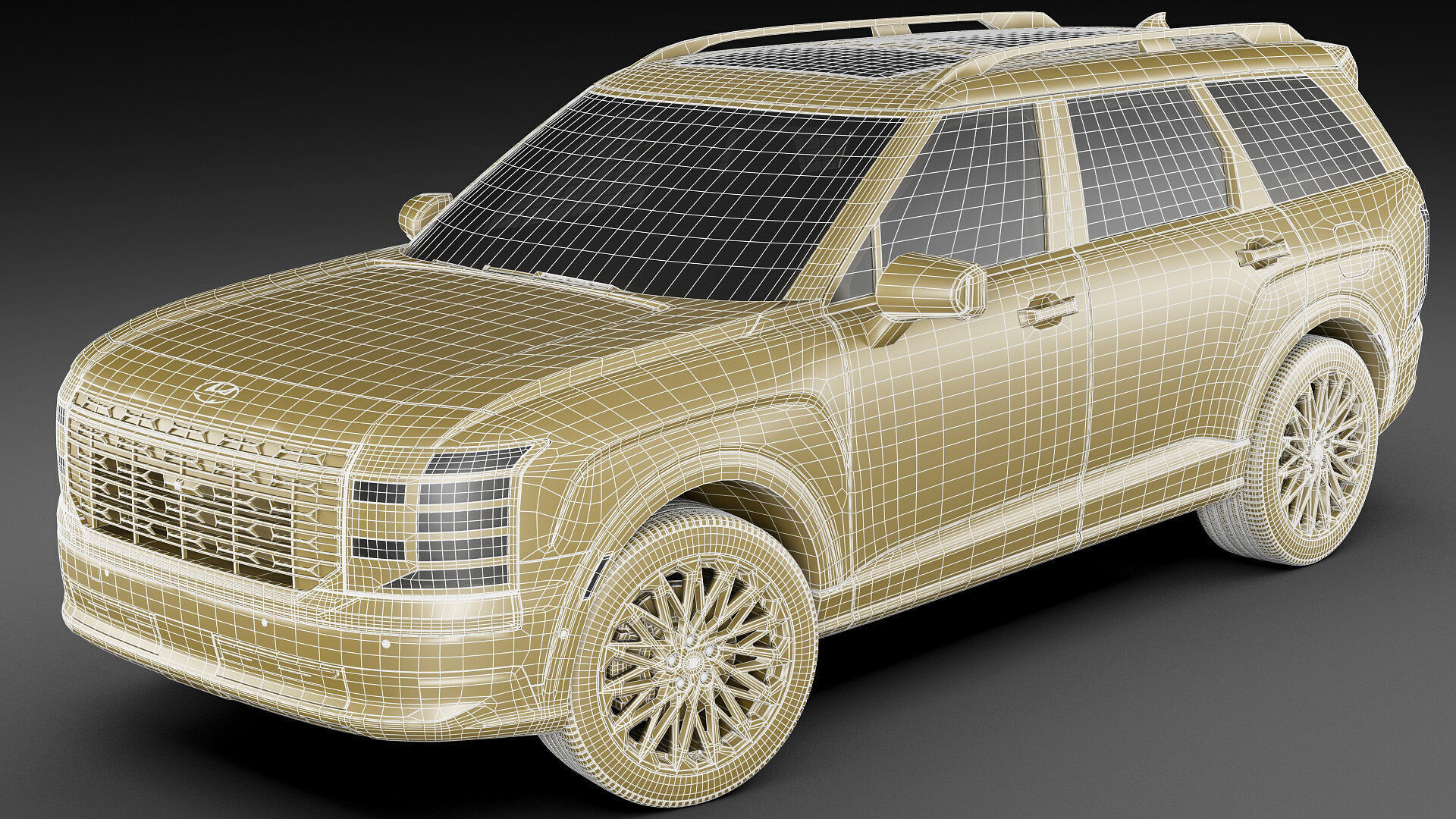 Hyundai Palisade 2026 3D model_35