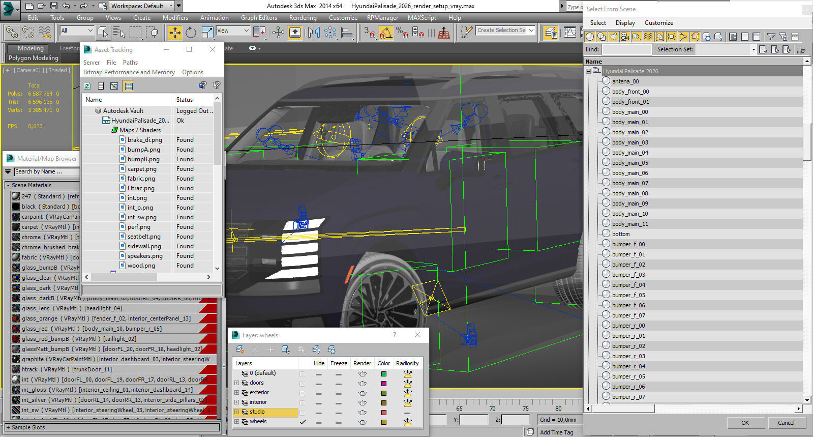 Hyundai Palisade 2026 3D model_40