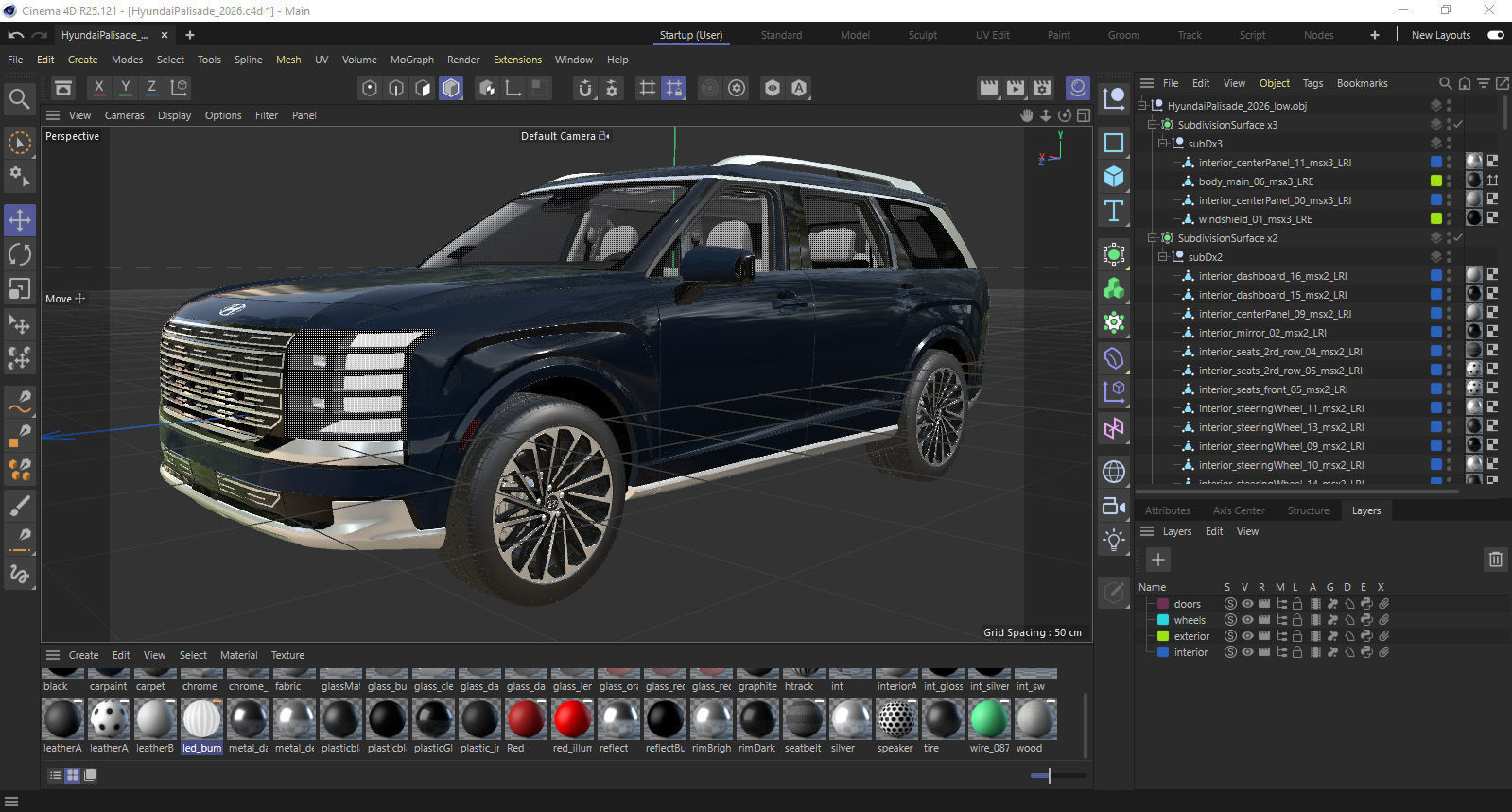 Hyundai Palisade 2026 3D model_41