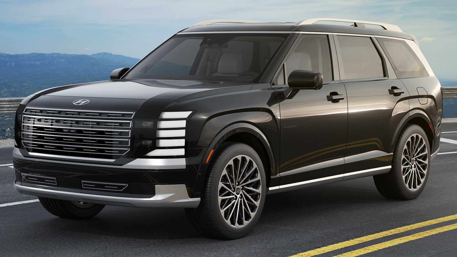 Hyundai Palisade 2026 3D model_4