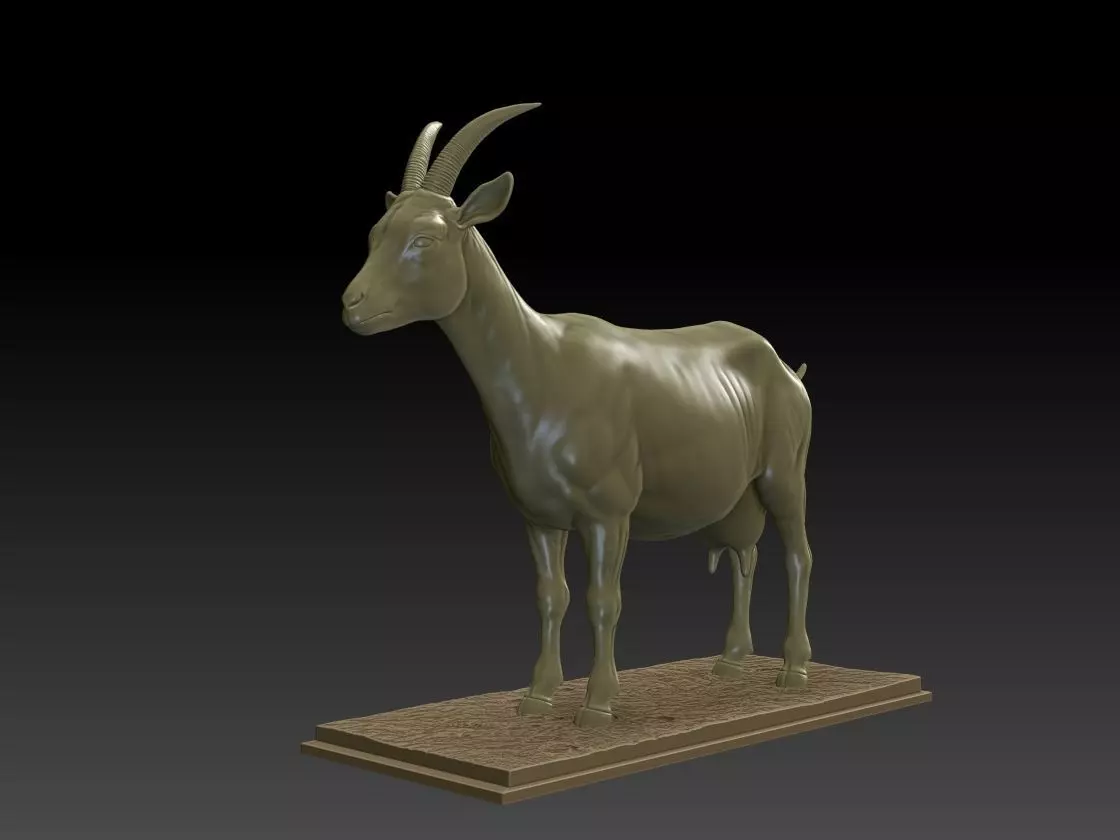 GOAT 3D MODEL 3D print model_0
