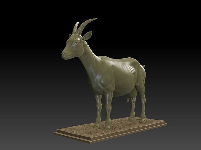 GOAT 3D MODEL 3D print model