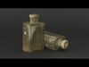 Old pharmacy glass Low-poly 3D model_1