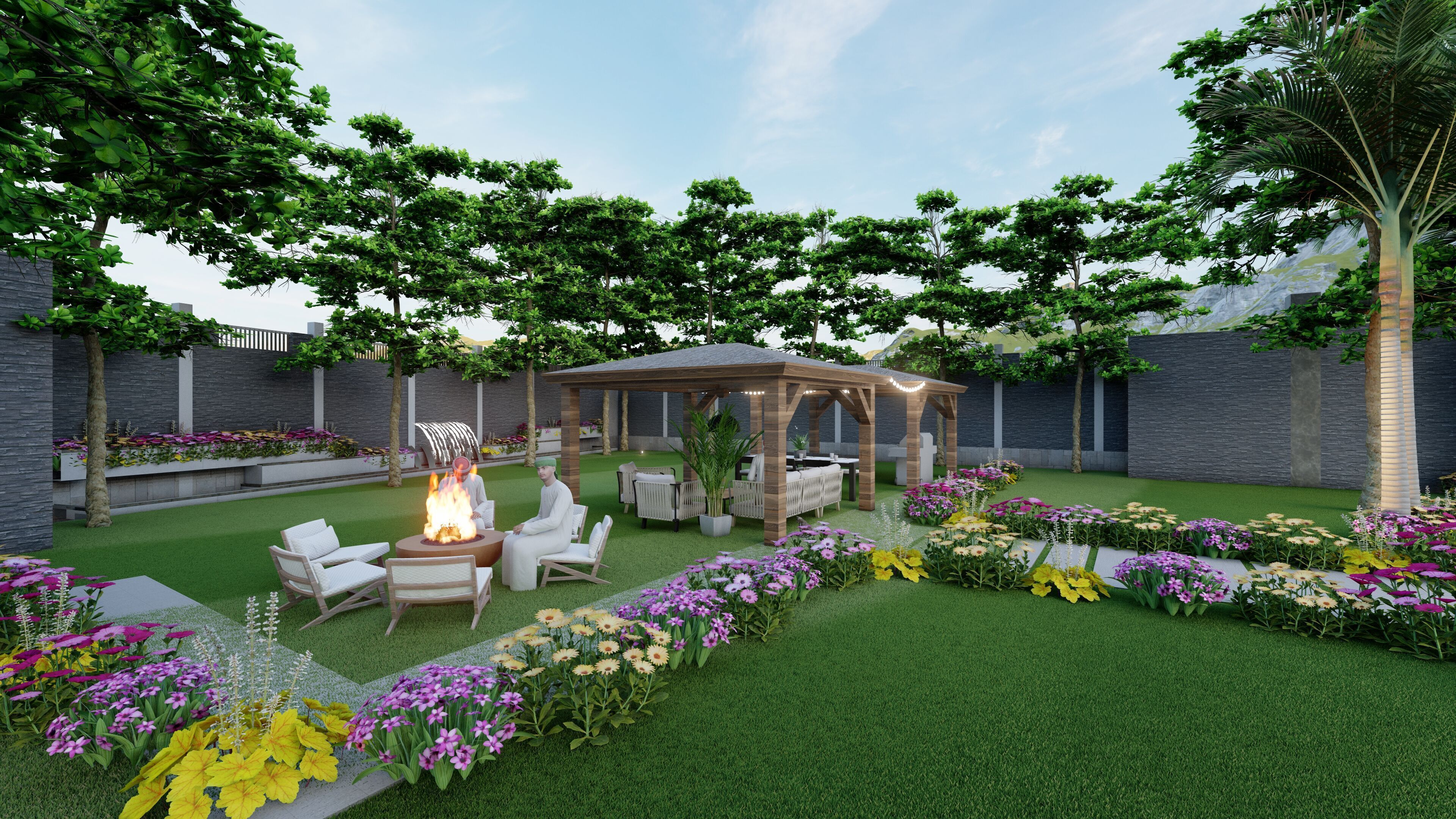 Islamabad Villa House 3D model Low-poly 3D model_4