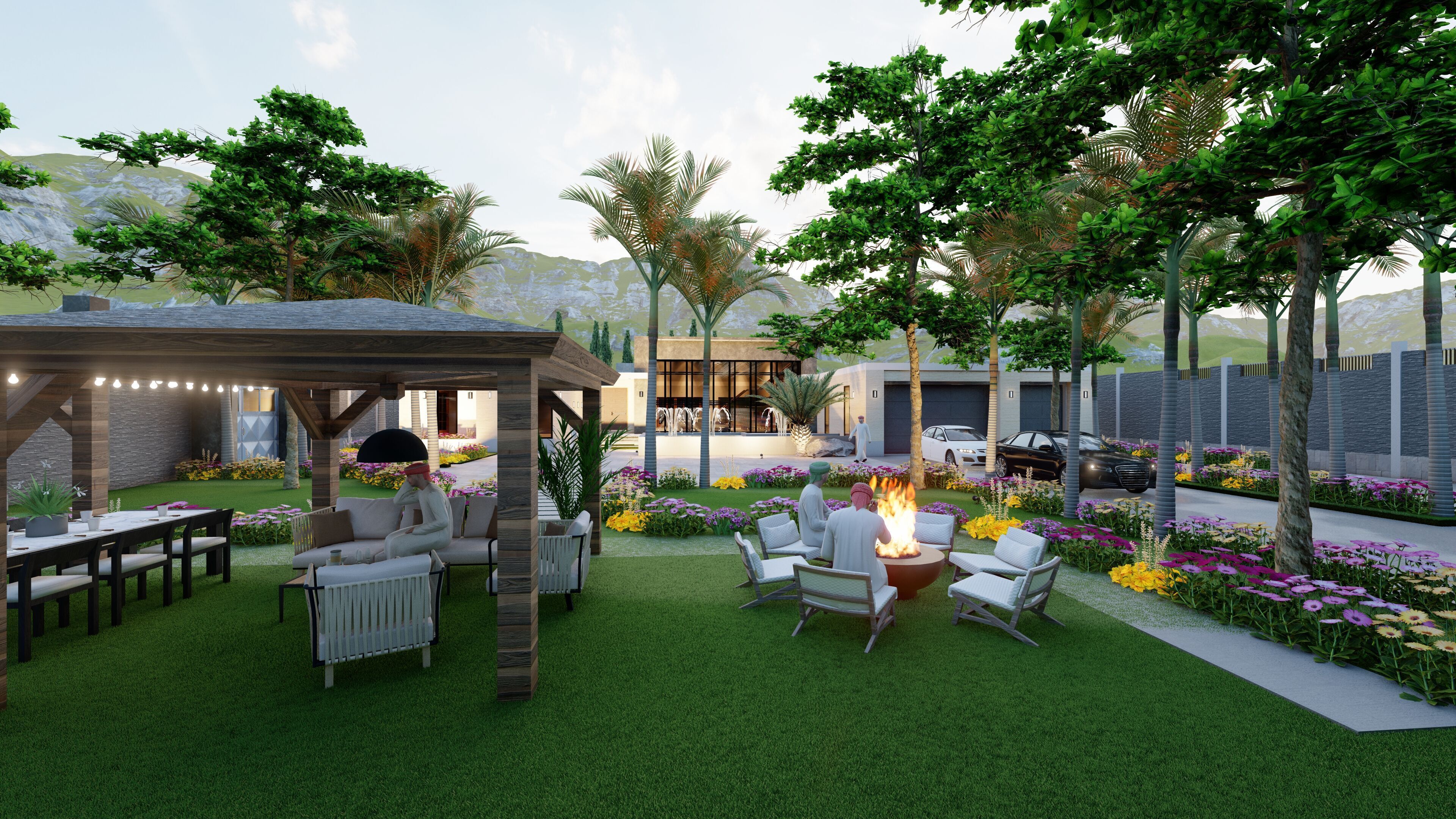 Islamabad Villa House 3D model Low-poly 3D model_10