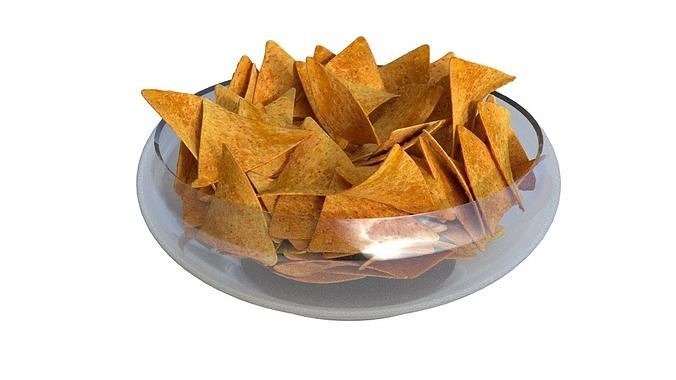 Doritos bowl  Low-poly 3D model