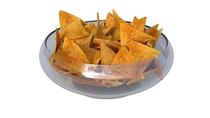Doritos bowl  Low-poly 3D model 2