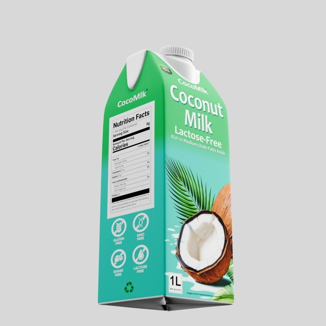 Groceries collection 3D model _9