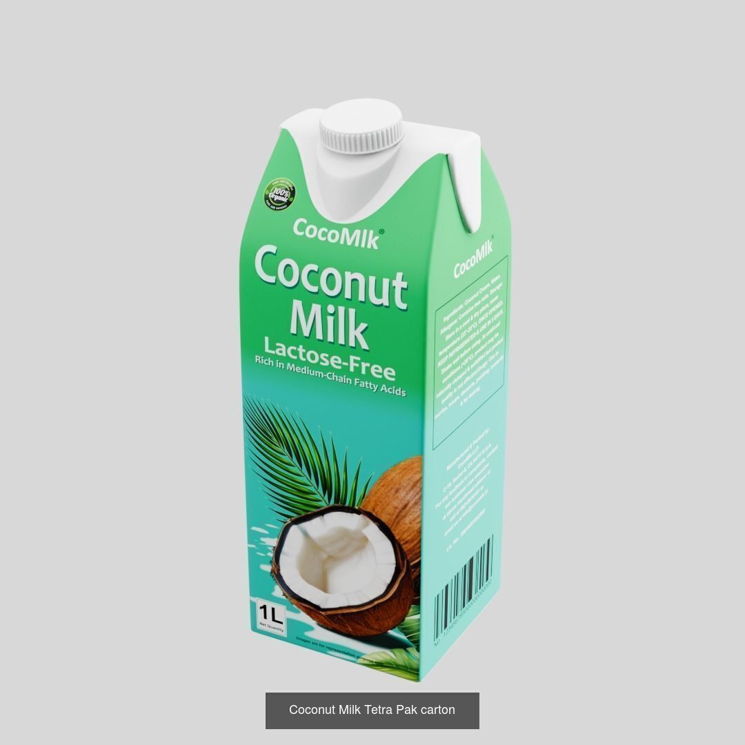 Groceries collection 3D model _8
