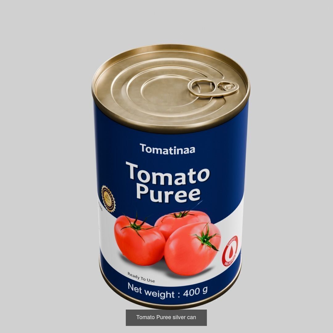 Groceries collection 3D model _5