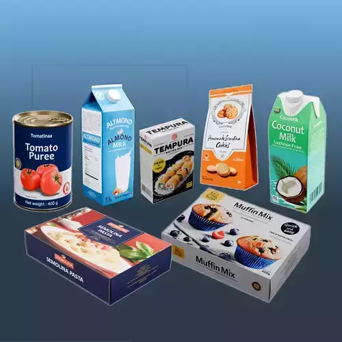 Groceries collection 3D model  Groceries collection 3D model