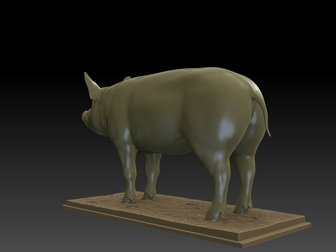 PIG 3D MODEL 3D print model_1