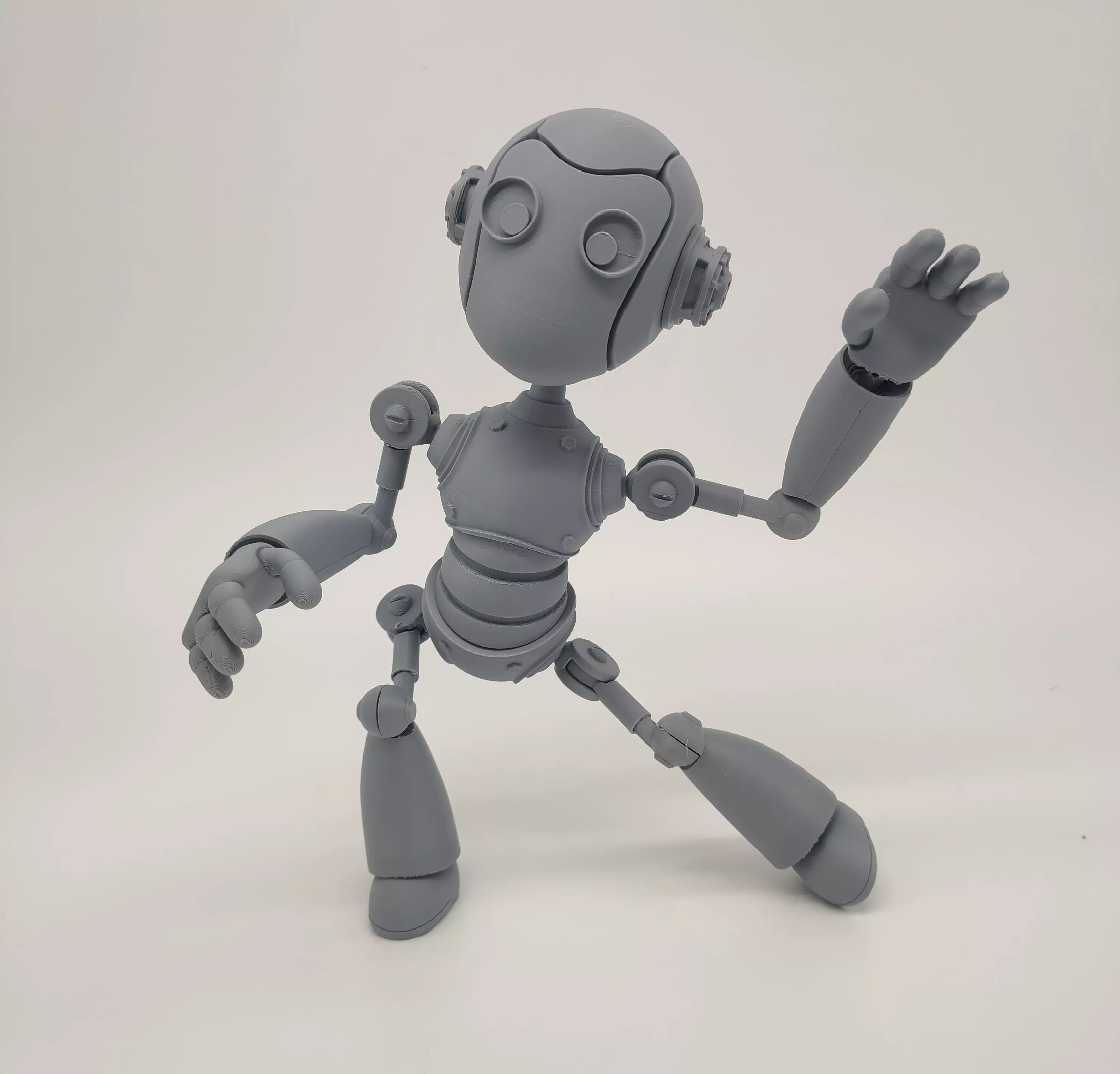 Neo Articulated 3D Robot 3D print model_3