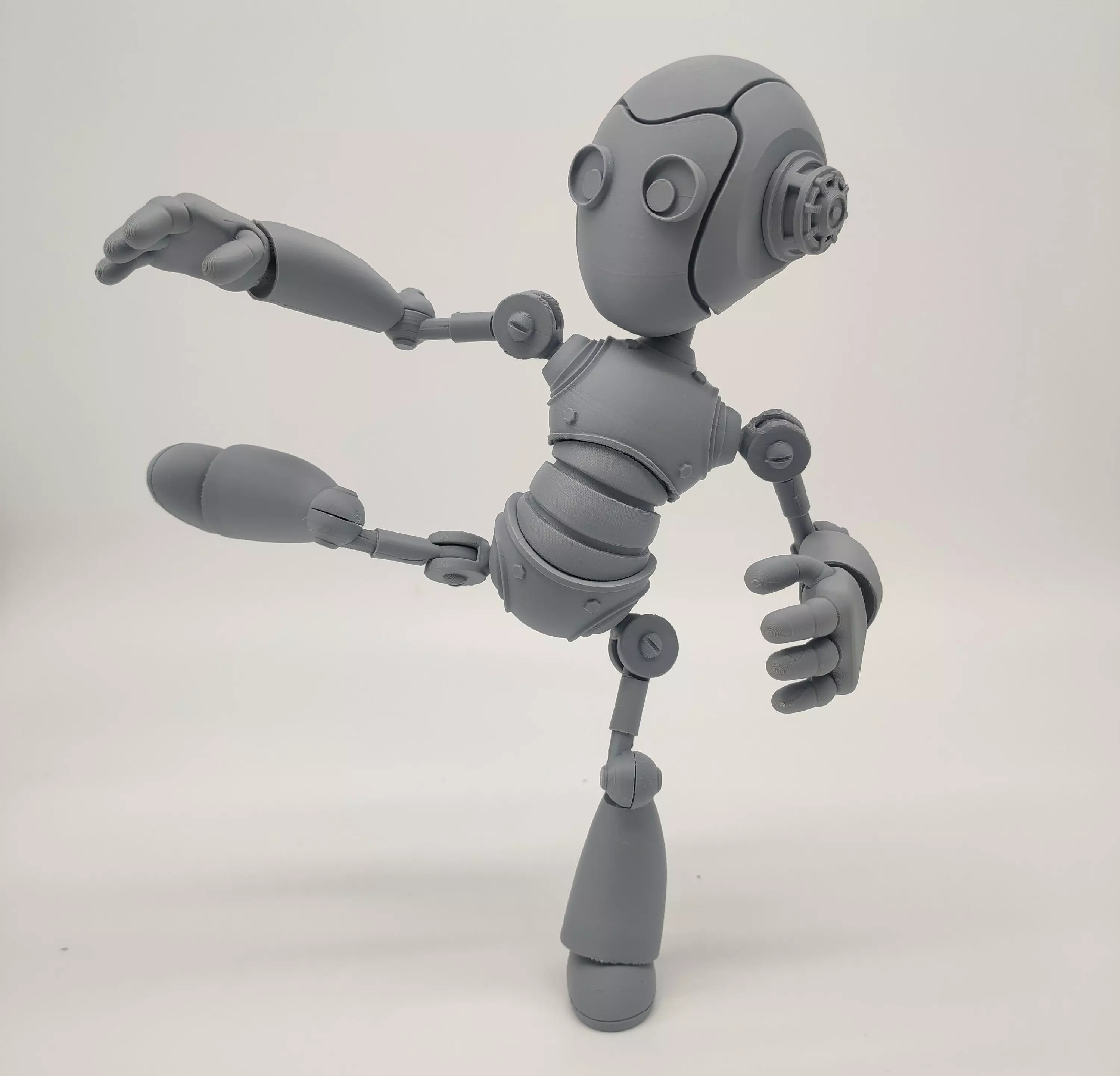Neo Articulated 3D Robot 3D print model_4