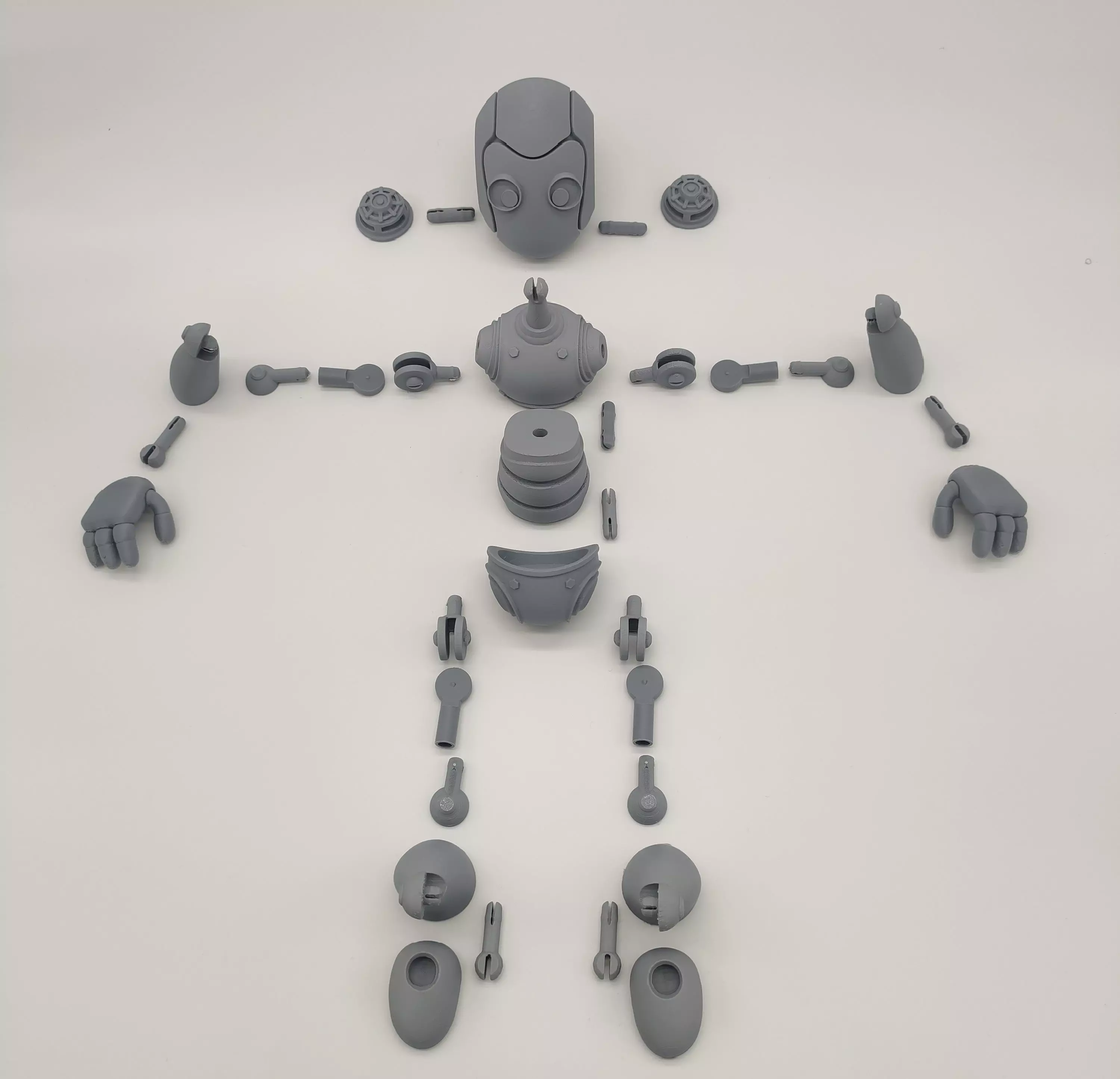 Neo Articulated 3D Robot 3D print model_9