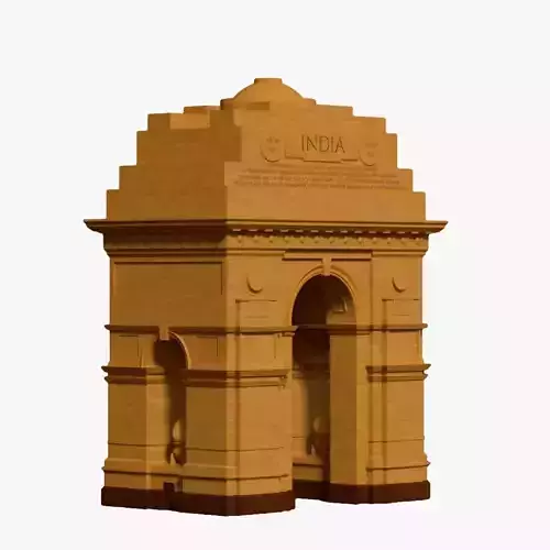 India Gate 3D model
