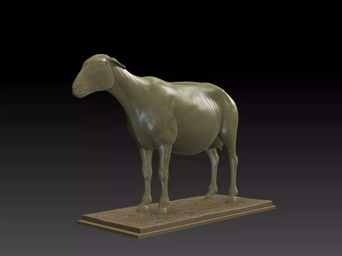Sheep 3D print model 3D print model