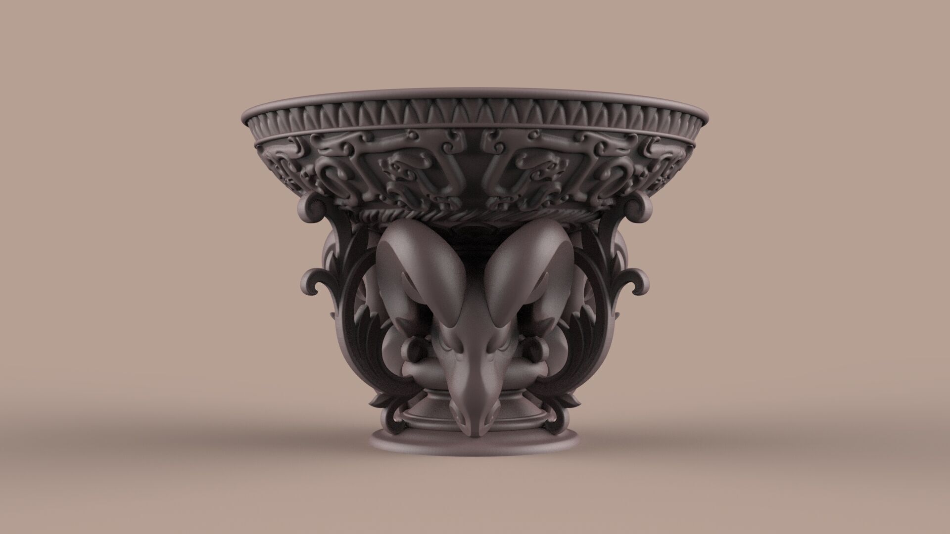 flower pot 3D model_9