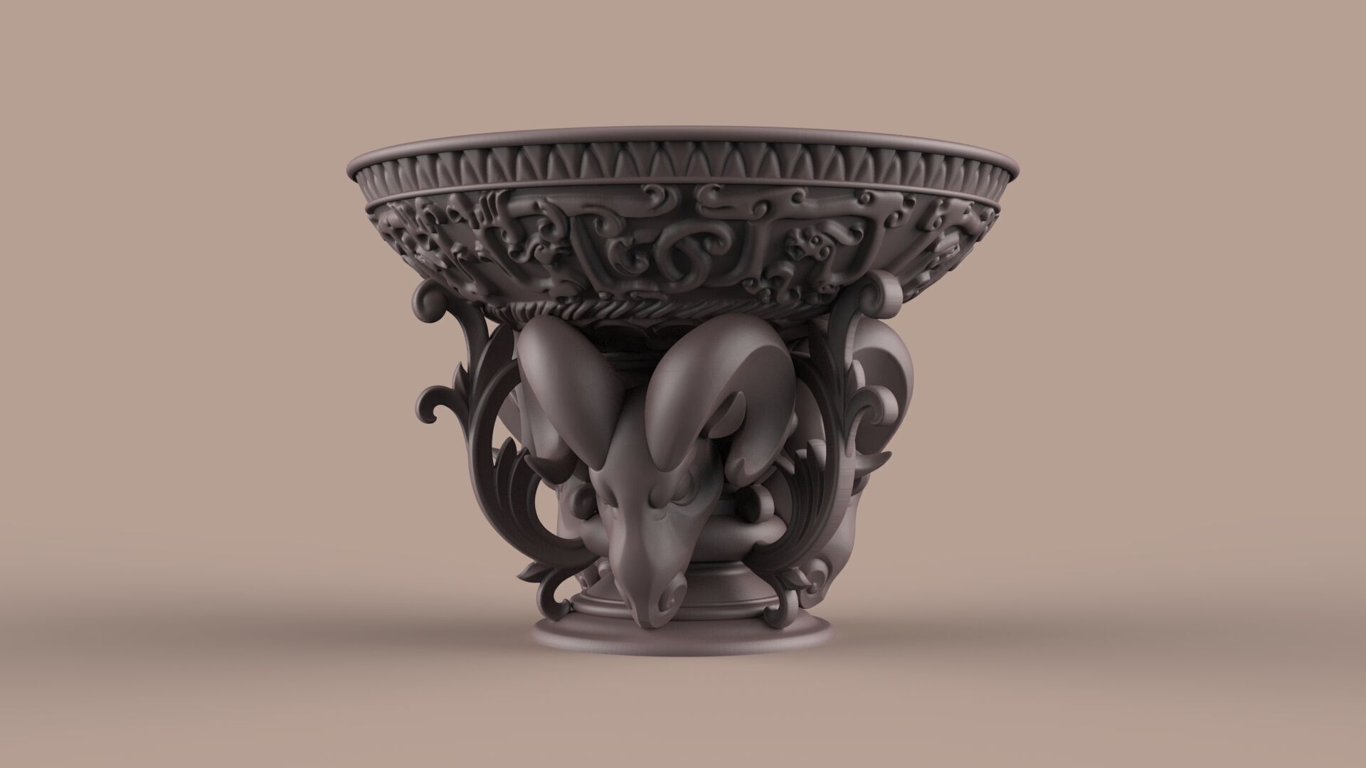 flower pot 3D model_12