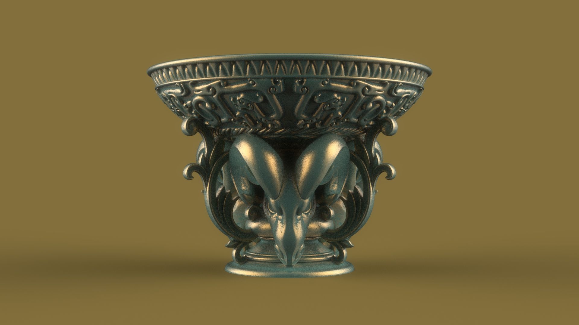 flower pot 3D model_17