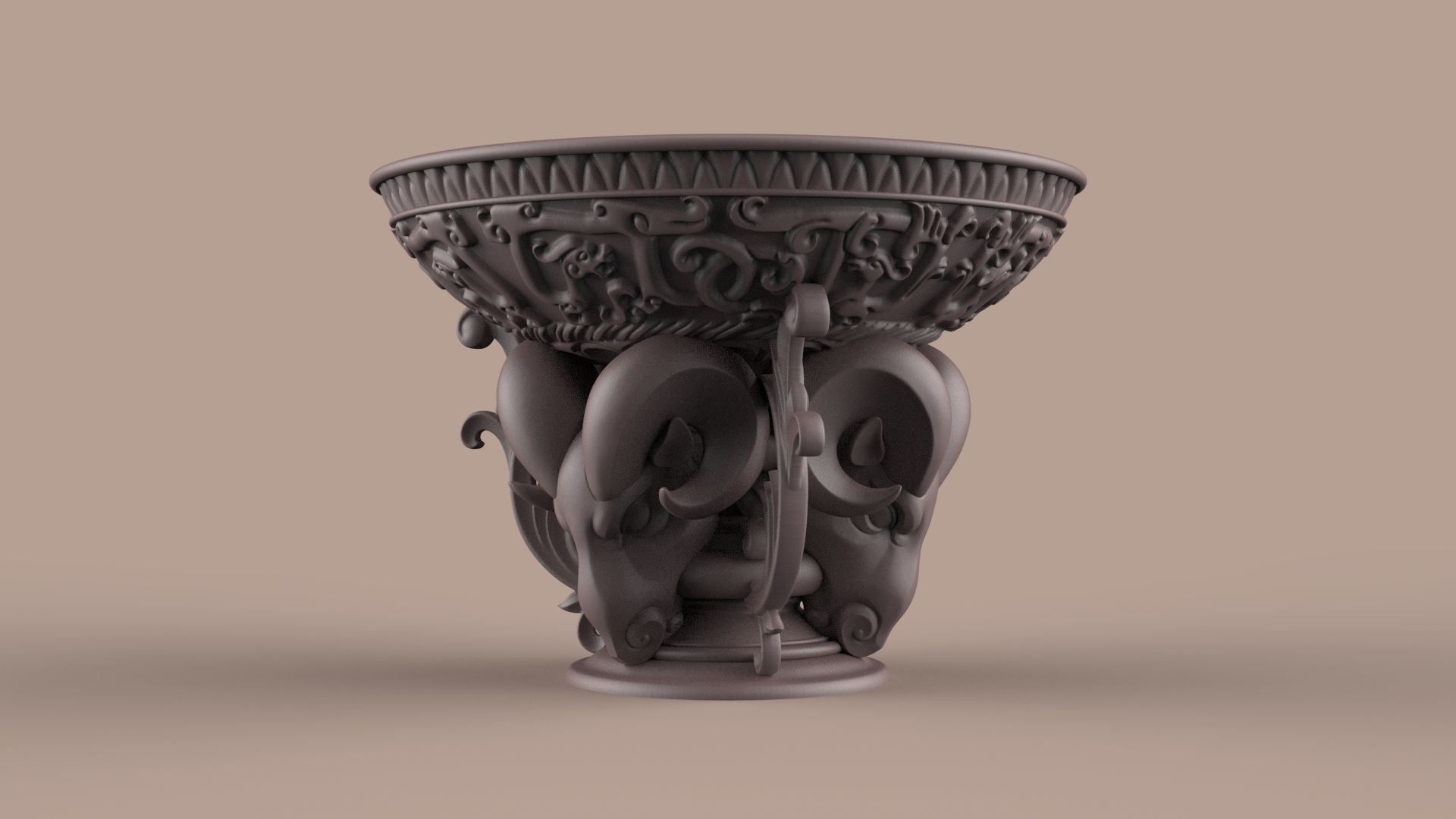 flower pot 3D model_10