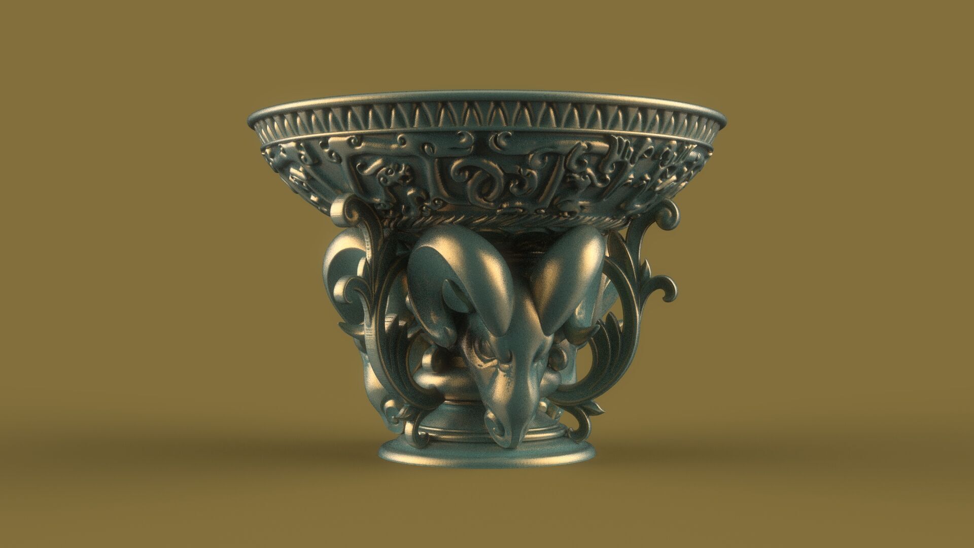 flower pot 3D model_22