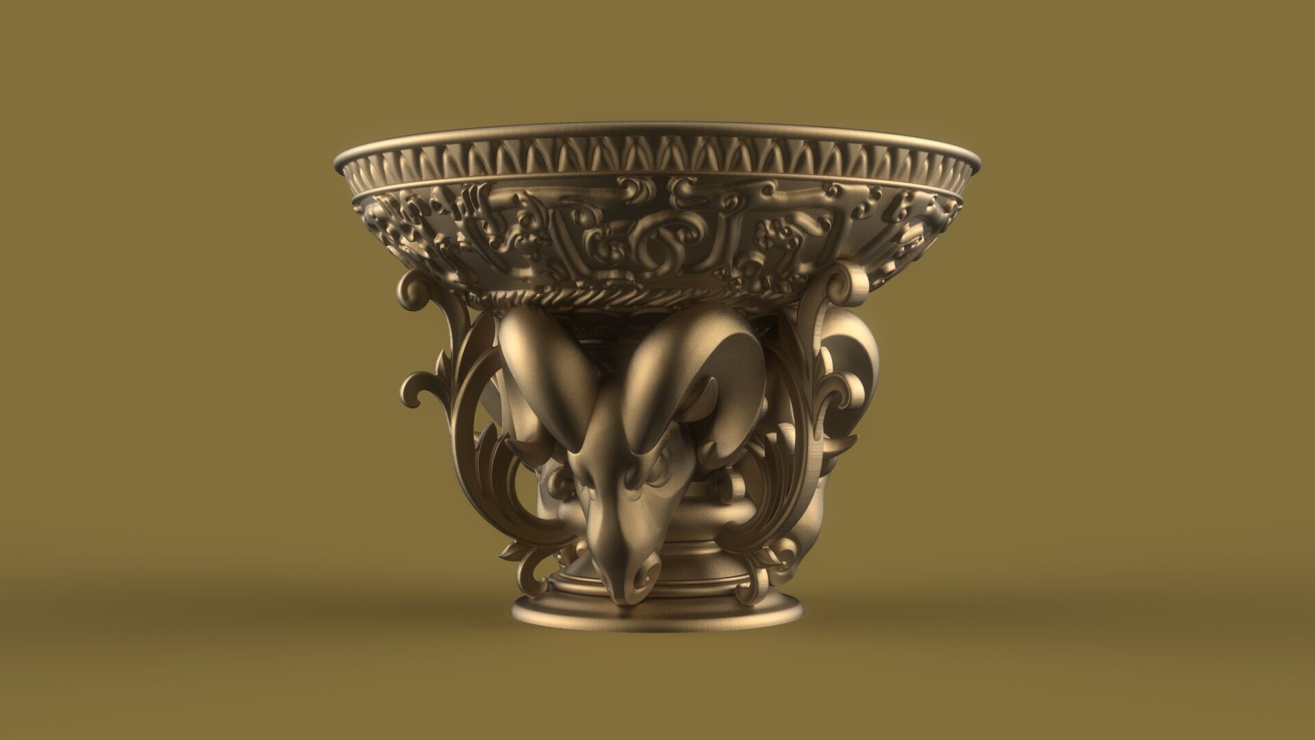 flower pot 3D model_5