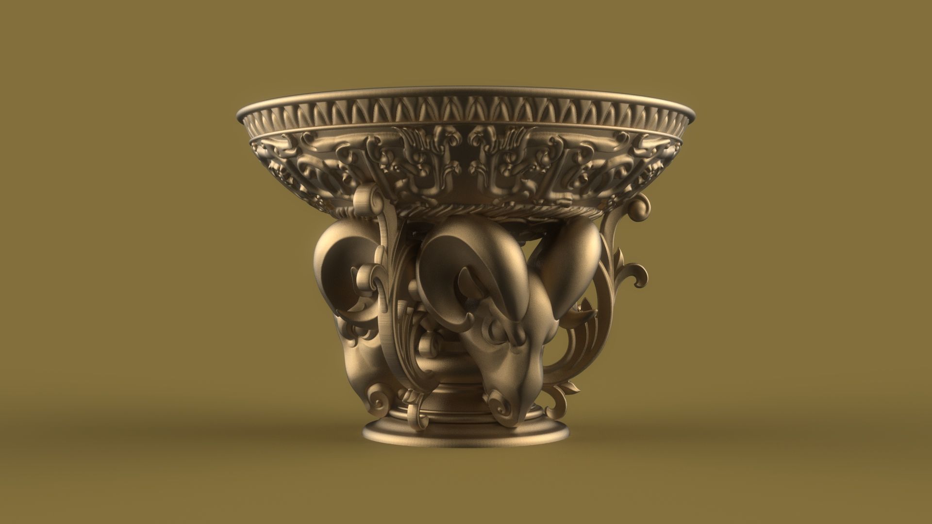 flower pot 3D model_4