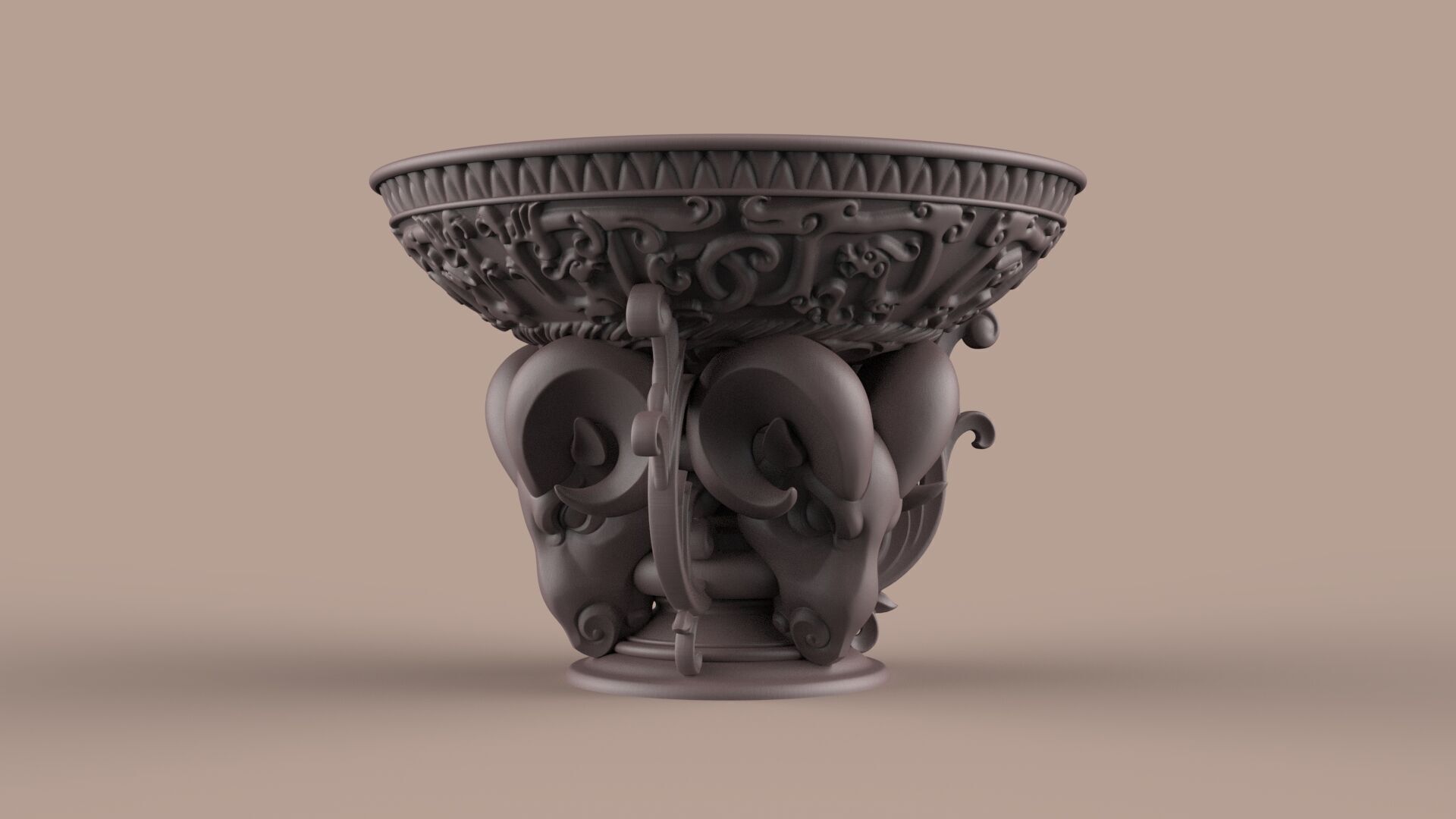 flower pot 3D model_8