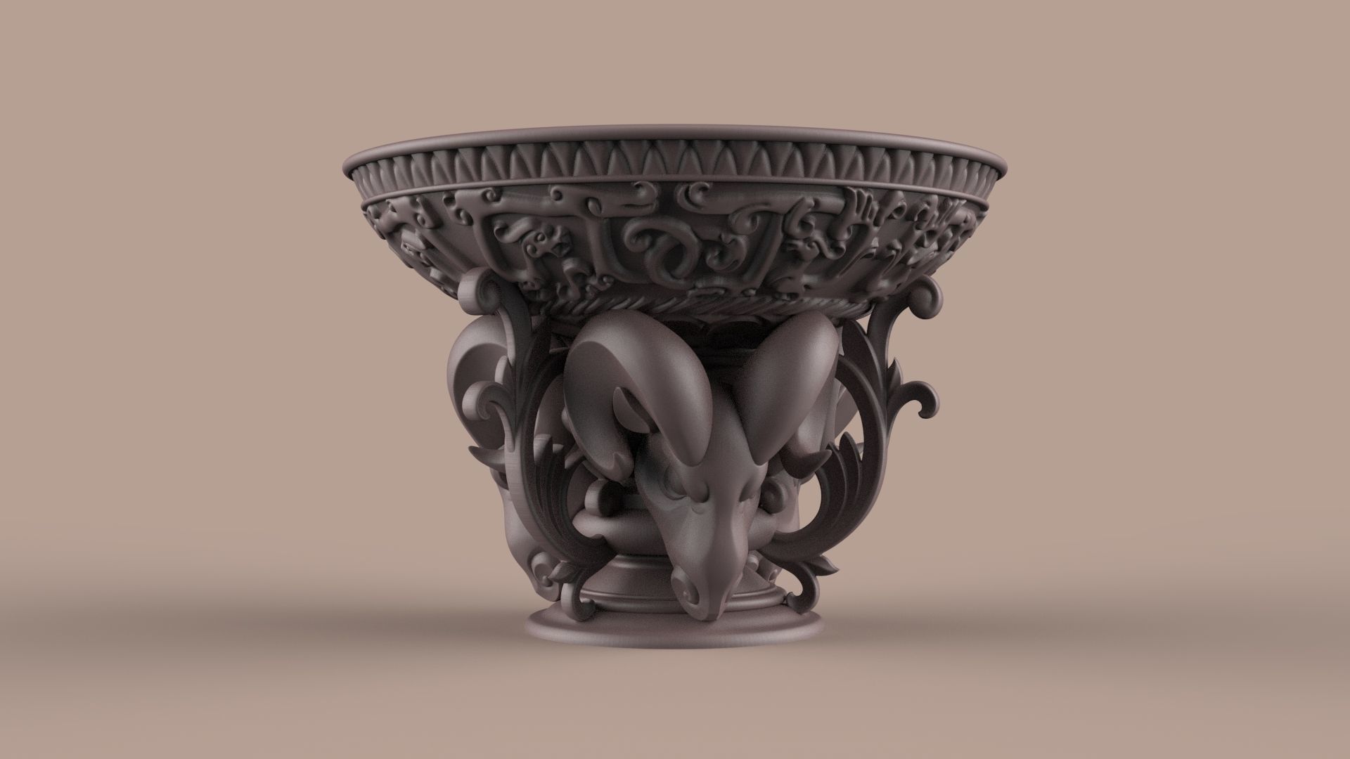 flower pot 3D model_14