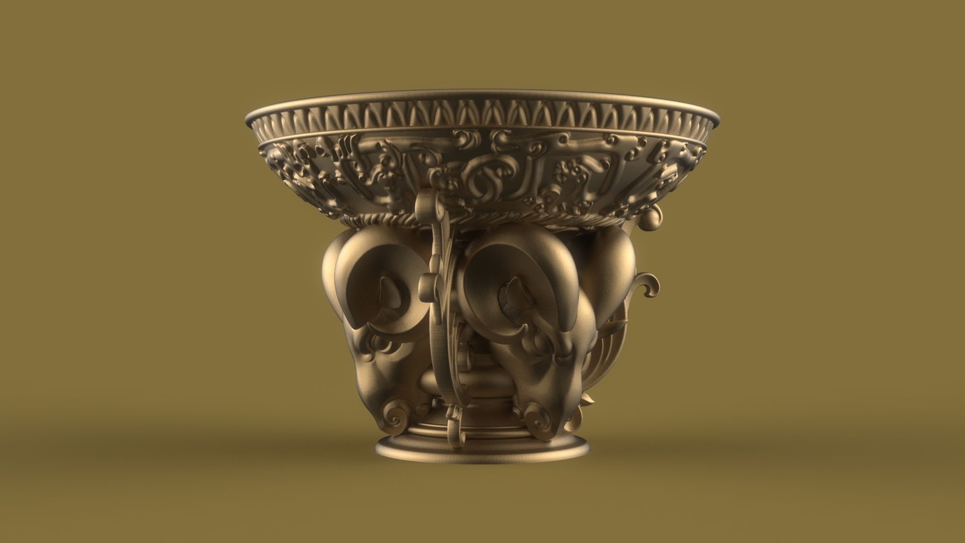 flower pot 3D model_1