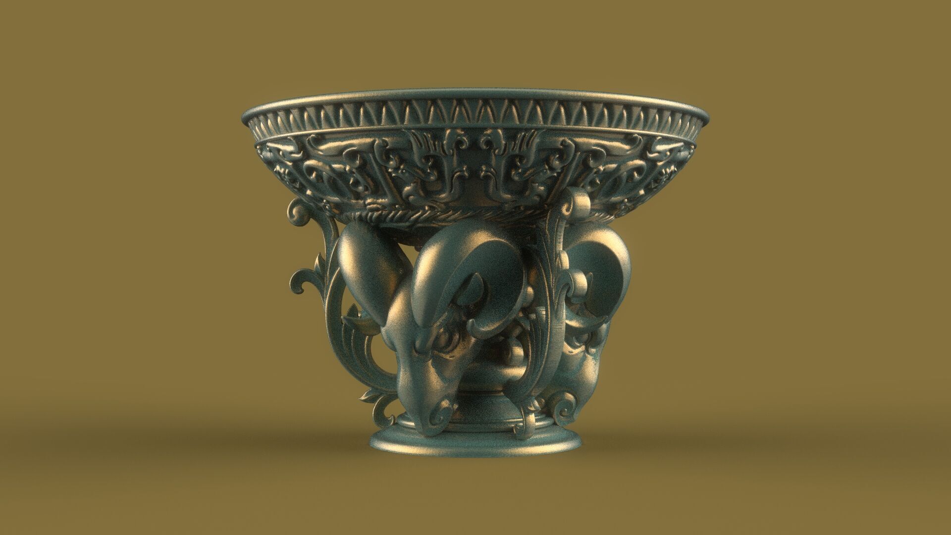 flower pot 3D model_23