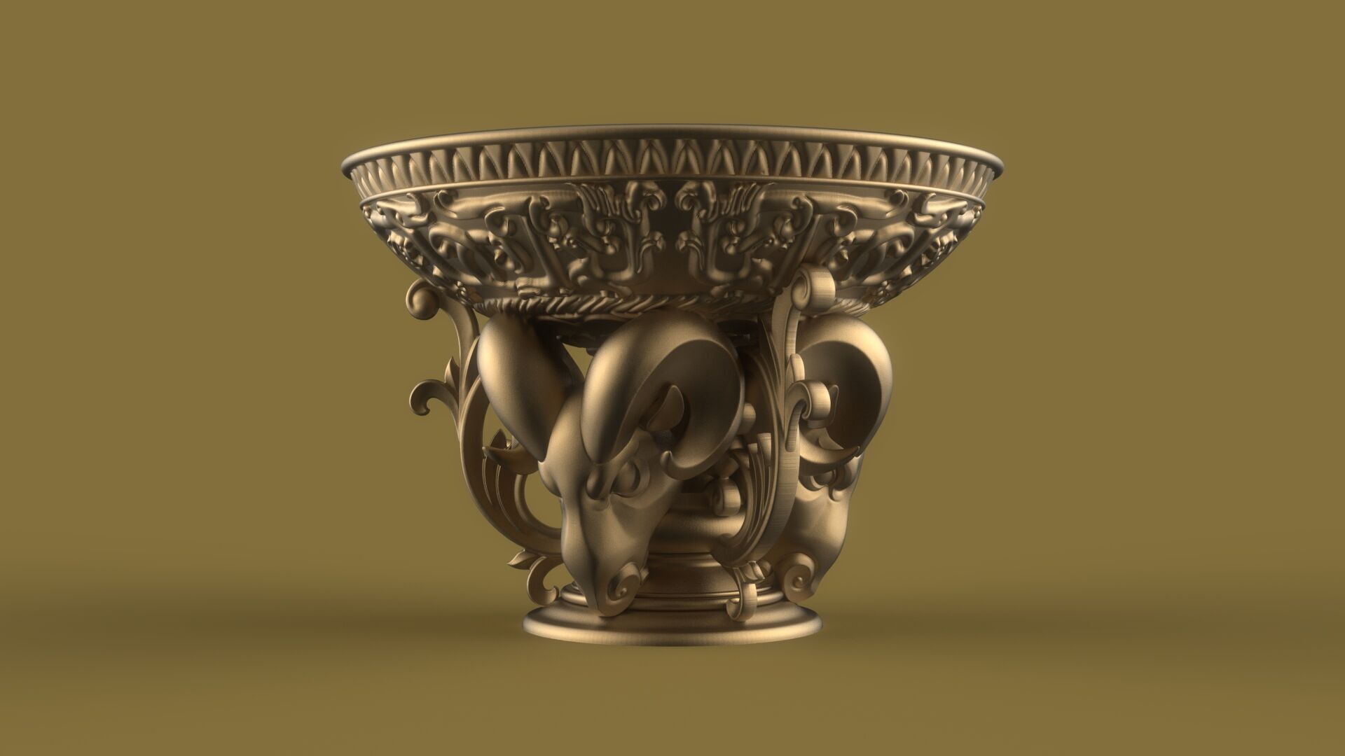 flower pot 3D model_7