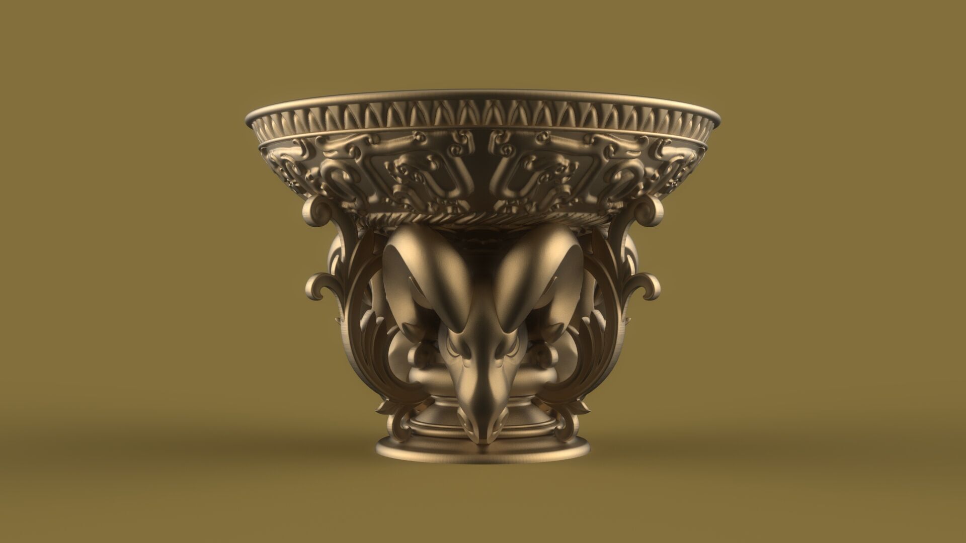 flower pot 3D model_2