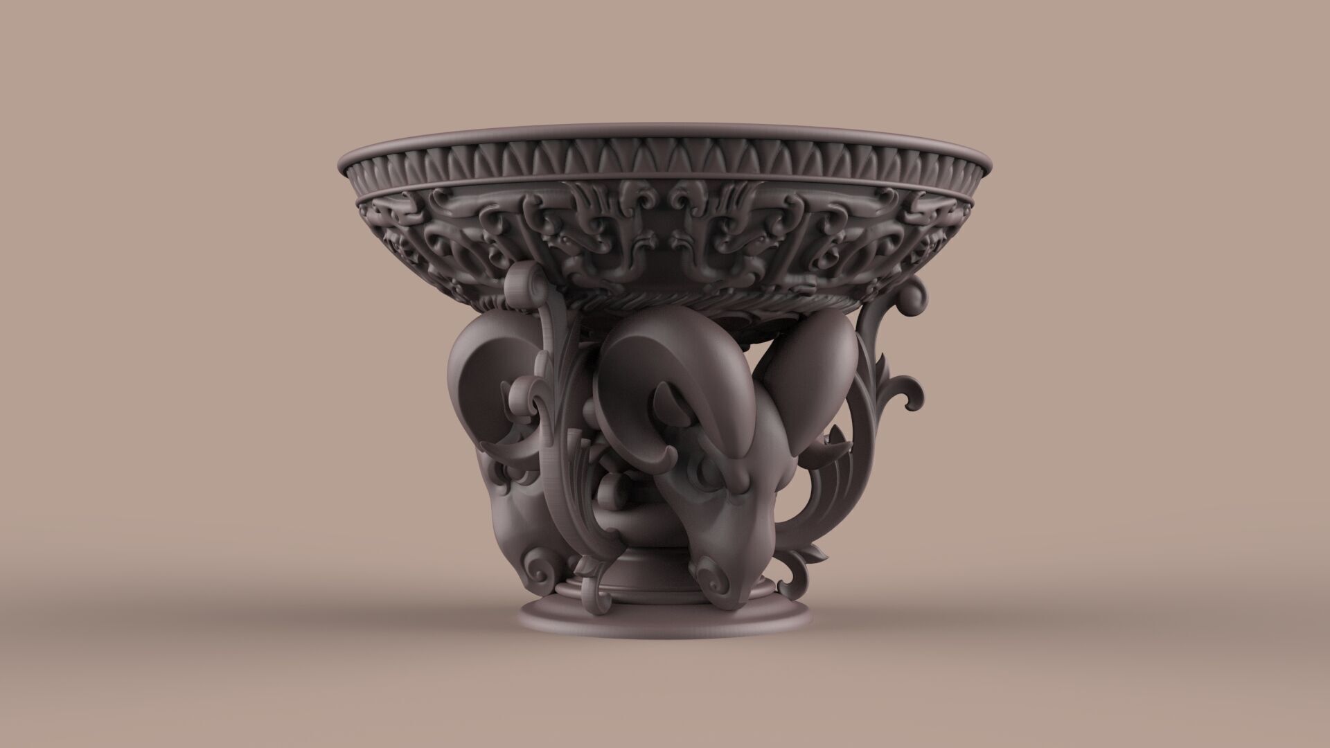 flower pot 3D model_11