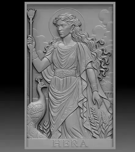 Hera Relief 3D print model