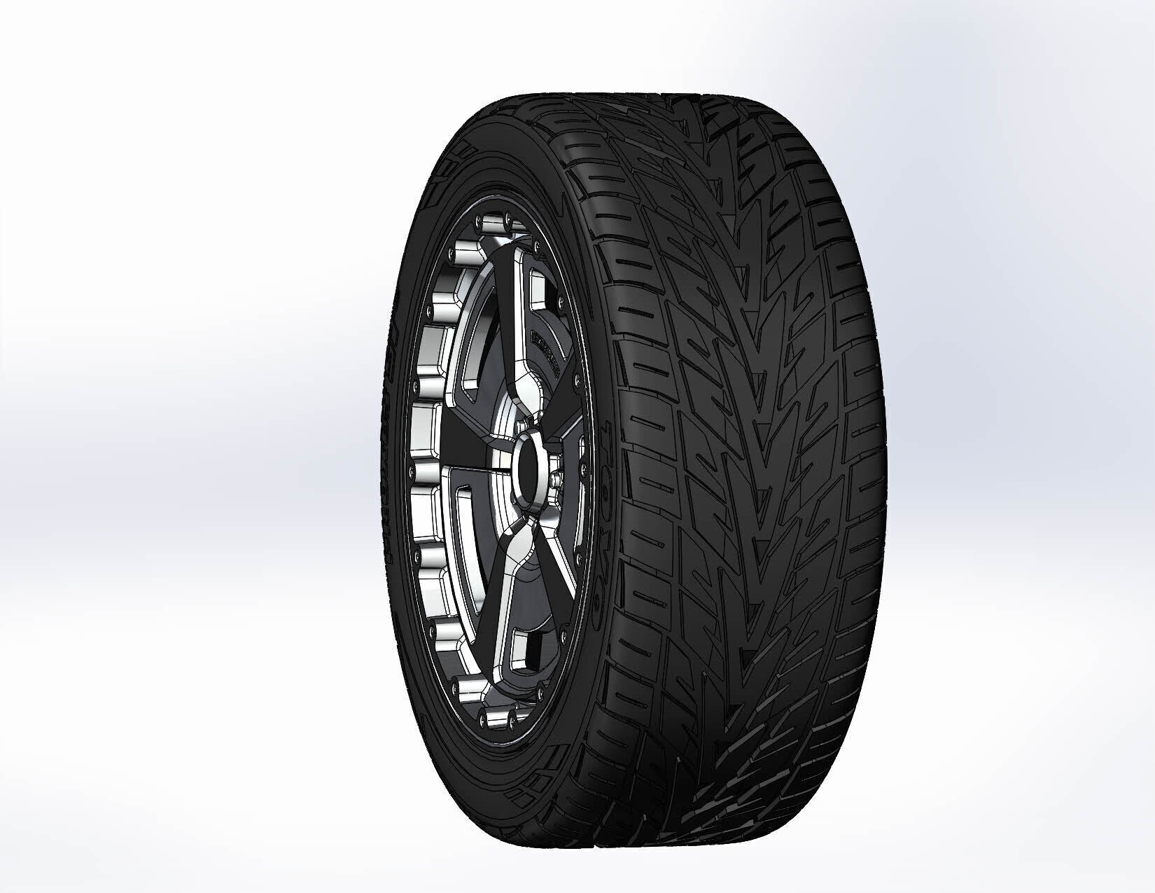 Wheels Centerline MM2 631 20inch for your scale model 3D print model_2